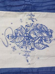 Brand New Hand Print Single Bed Sheet