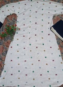 Hand Embroidery Cotton Abaya
