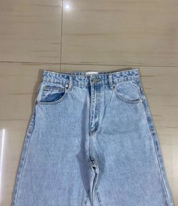 Light Wash Wide Leg Jeans