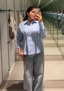 Light Blue Button-Up Shirt