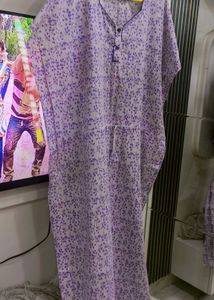 Comfortable Floral Print Nightgown
