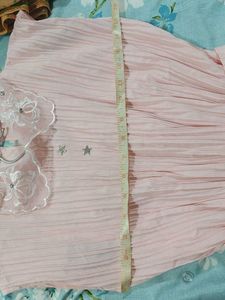 Pink Top with Embellished Collar - 30 Inch