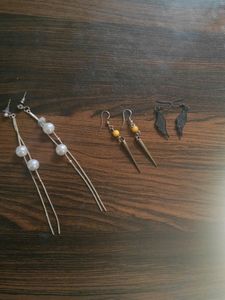 3 Pair Of Earings