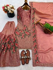 Elegant Embroidered Kurta Set with Dupatta