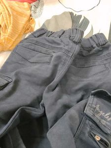 Stylish Blue Cargo Pants