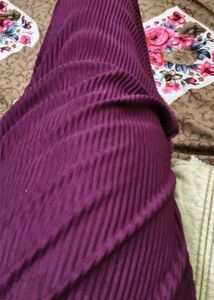 Pleated Wide Leg Trousers