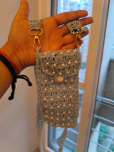 Crochet Clutch/Phone Pouch for women