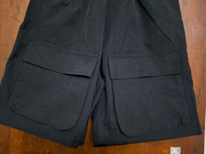 Black Cargo Shorts