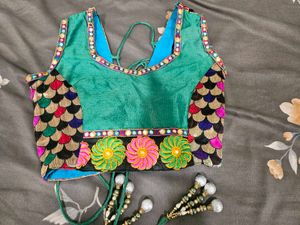 Embroidered navratri Blouse