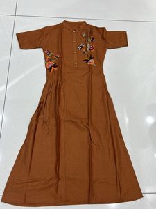 Floral Hand Made Embroidered Dress
