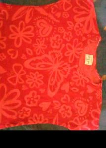 Red Floral Print T-Shirt