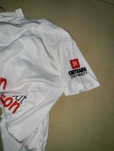 White T-Shirt with "Passion Innovation" Print