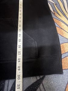 Black Graphic Print Hoodie