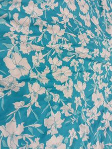 Blue Floral Anarkali Kurta