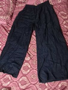 Navy Blue Floral Print kurta plazo set