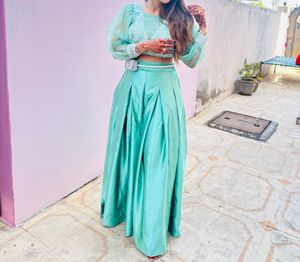 Plazo Pants With Blouse