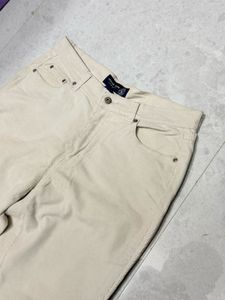 Classic Beige Corduroy Pants