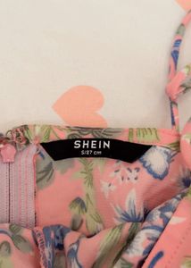 Floral Crop Peplum Top