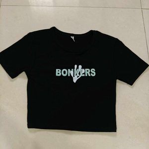 BONKERS black crop top🖤