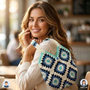 Boho Crochet Shoulder Bag