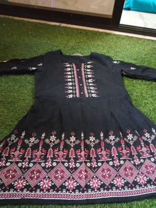 Etiquette Brand Short Kurti Cum Top
