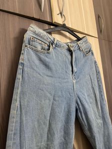Light Wash Wide Leg Jeans