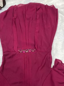 Short Quarter Sleeves One Piece