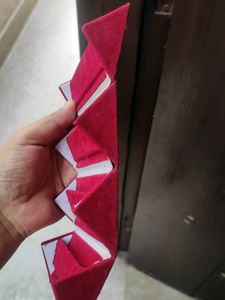 Red Velvet Earings Organizer Box