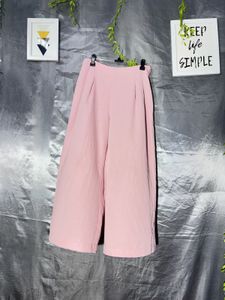 Pink Wide Leg Pants