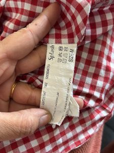 Red &amp; White Checkered Shirt