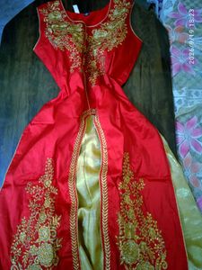 New Festive Red Gold Lehenga Choli