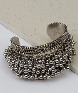 Silver Tone Statement Cuff Bracelet