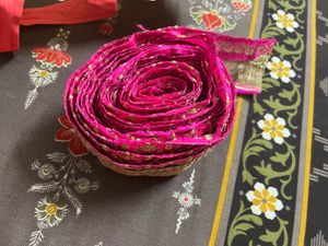 saree lace net with super kadai