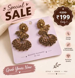 Beautiful Antique Gold Earrings