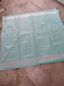 Elegant Teal Saree with blouse