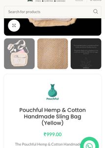 Hemp Crossbody Bag