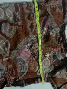 Boho Abstract Print Blouse