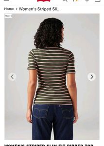 Levi's Striped Knit Top
