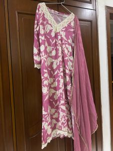 Floral Print suit - Mul cotton