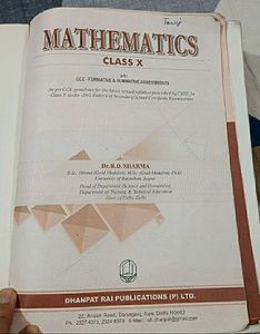 Mathematics Book Class -10😍