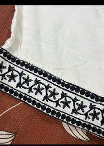 Elegant Embroidered Kurti and Palazzo Set