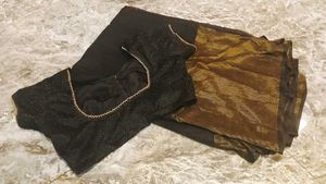 Elegant Black Saree with Blouse