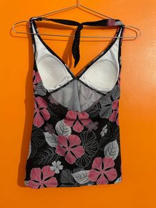 Floral Halter Bikini Top