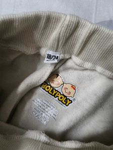 Roly Poly Girl Cute Dinosaur Print Joggers