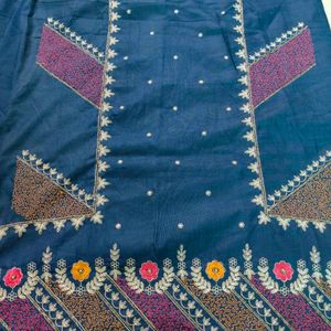 Elegant unstitched dress material,suit