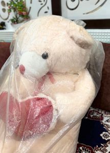 Cute Teddy Bear with "So Sweet" Heart