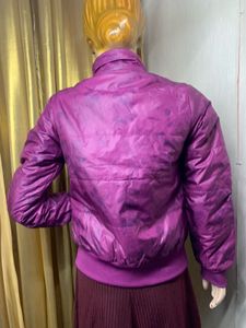 Purple Quilted Jacket