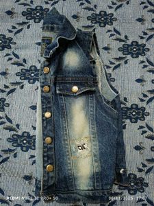Girl's Sleevless Denim Jacket / Vest