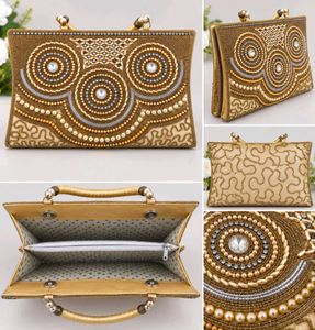 Exquisite Beaded Clutch Bag
