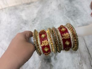 Beautiful Traditional Indian Bangles Set